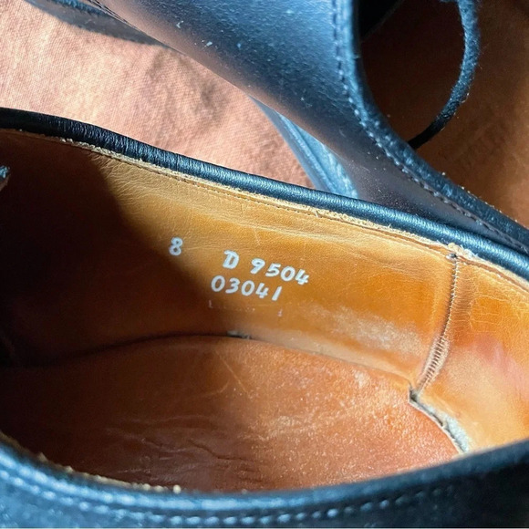 Allen Edmonds black Oxford dress shoes 8 main image 6